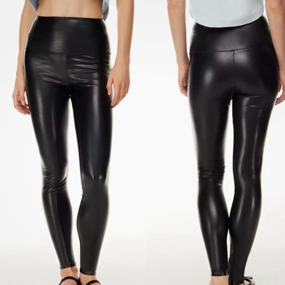 Wilfred Free Black Faux Leather Leggings from Aritzia - Picture 4 of 14